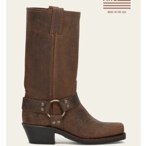 Frye Distressed Brown Western Boots